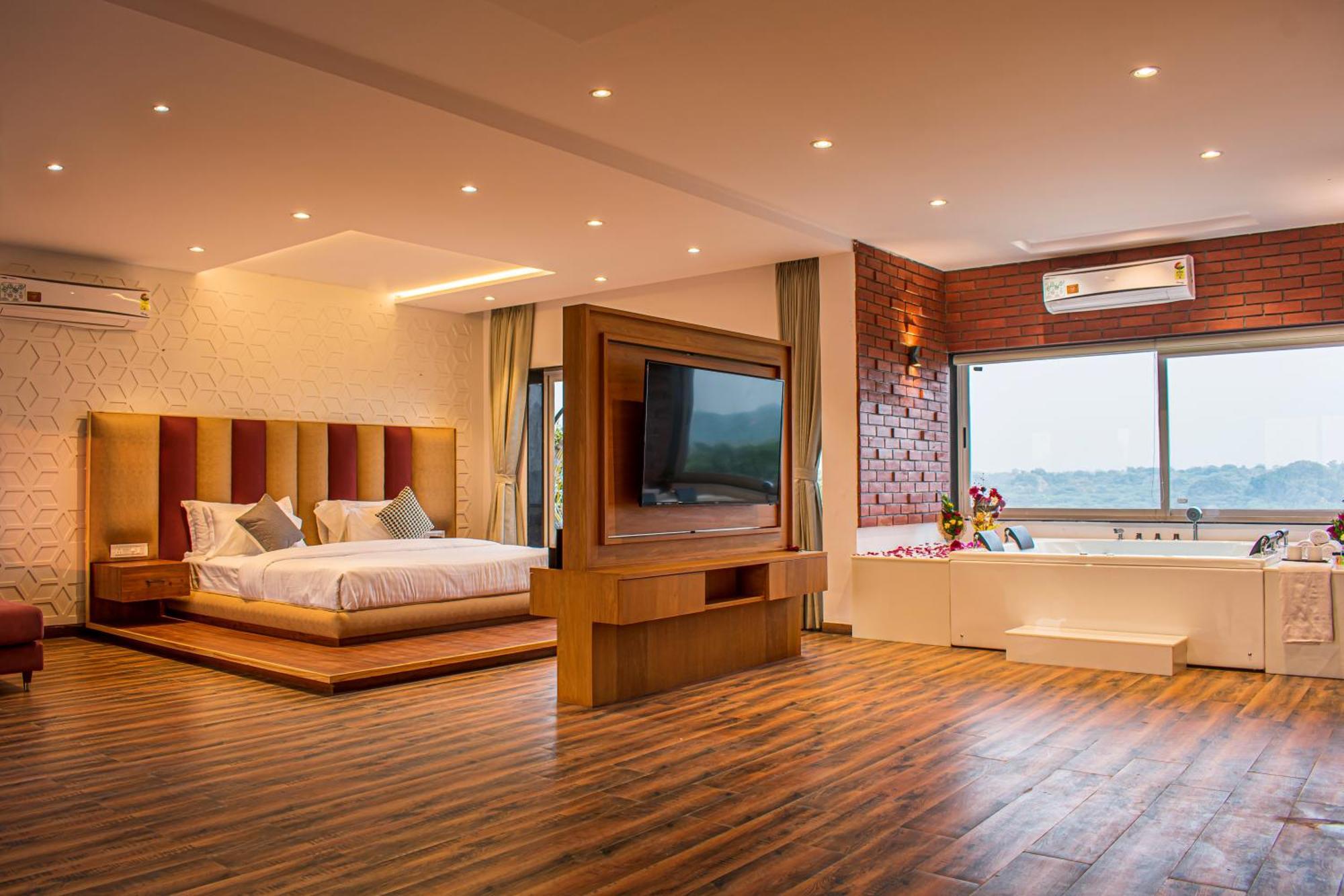Krishna Riverside Resort Vasad エクステリア 写真